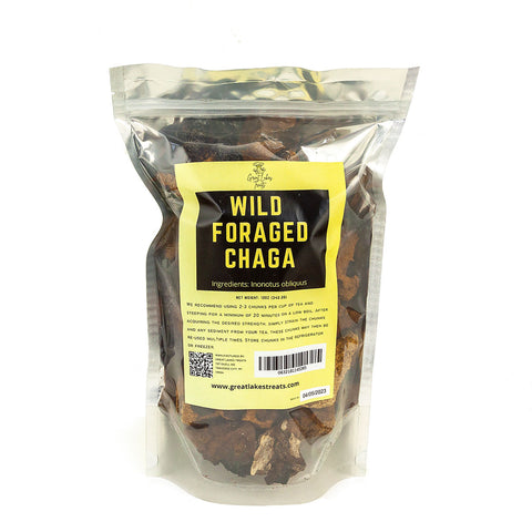 Image of Dried Chaga Chunks (Inonotus obliquus) - 12 oz