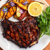 Grilled Balsamic Glazed Steak, Italian Style